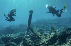 Shipwreck dive