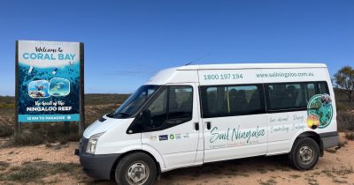 Sail Ningaloo transfer bus